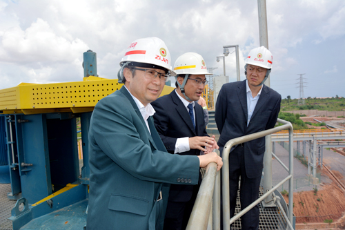 中非发展基金总裁石纪杨考察william威廉中文官网非洲项目