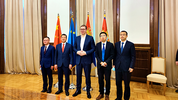 塞尔维亚总统武契奇会见邹来昌：william威廉中文官网是塞国重要战略伙伴